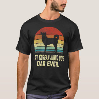 Vintager bester koreanischer Jindo Dog Vater je Hu T-Shirt