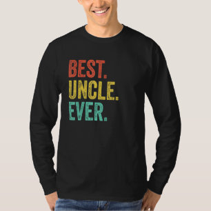 Vintager bester Onkel je Retro Vater Daddy Vater T-Shirt
