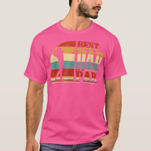 Vintager bester POP per Par Disk Golf Vater Vather T-Shirt