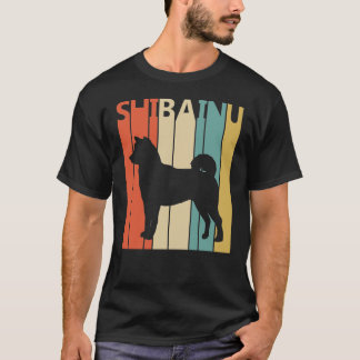 Vintager bester Shiba Inu Hund Vater je Vatertag T-Shirt
