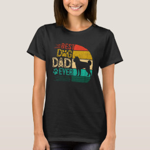 Vintager bester Shiba Inu je Vater Tag für Vater T-Shirt