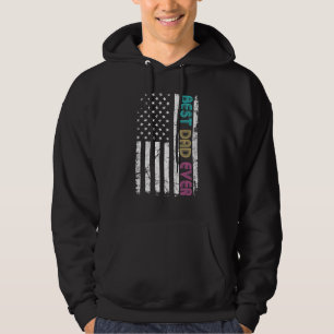 Vintager bester Vater aller Zeiten mit amerikanisc Hoodie