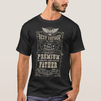 Vintager bester Vater aller Zeiten mit Vintagen Re T-Shirt