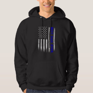 Vintager bester Vater je amerikanische Flagge beän Hoodie