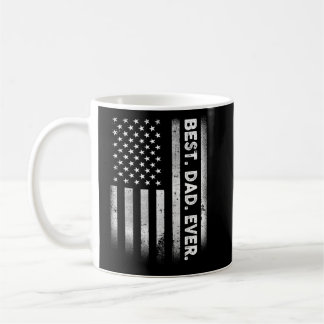 Vintager bester Vater je amerikanische Flagge beän Kaffeetasse