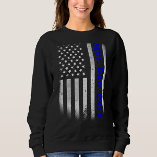 Vintager bester Vater je amerikanische Flagge beän Sweatshirt