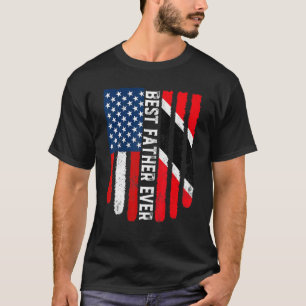 Vintager bester Vater je amerikanischer Trinidad u T-Shirt