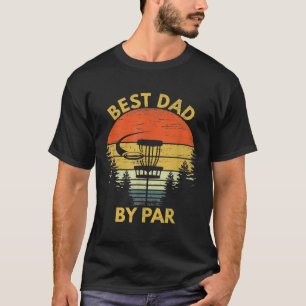 Vintager bester Vater per Par Disk Golfgeschenk Mä T-Shirt