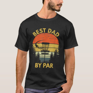 Vintager bester Vater per Par Disk Golfgeschenk Mä T-Shirt