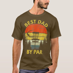Vintager bester Vater per Par Disk Golfgeschenk Mä T-Shirt
