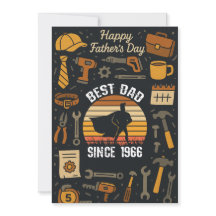 Vintager bester Vater seit 1966 Vatertag Geschenke