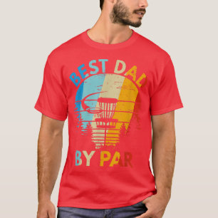 Vintager bester Vater von Par Disk Golf T-Shirt Mä