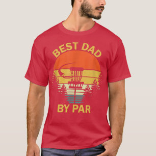 Vintager bester Vater von Par Disk Golf T-Shirt Mä