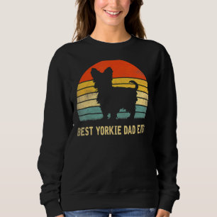 Vintager bester Yorkie-Vater je Vatertag für Hund Sweatshirt