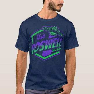 Vintager Besuch Roswell New Mexico Funny Flying Sa T-Shirt
