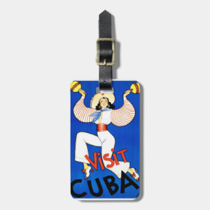 Vintager Besuchs-Kuba-Gepäck-Umbau Gepäckanhänger