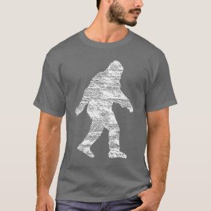 Vintager beunruhigter Sasquatch/Bigfoot-T - Shirt