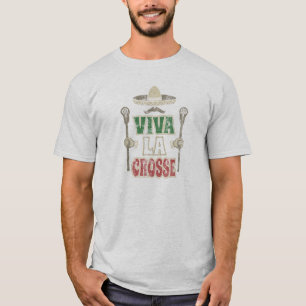 Vintager beunruhigter VIVA LACROSSE T-Shirt