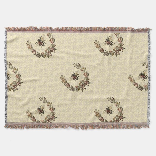 Vintager Bienenreath Decke (Vorderseite)