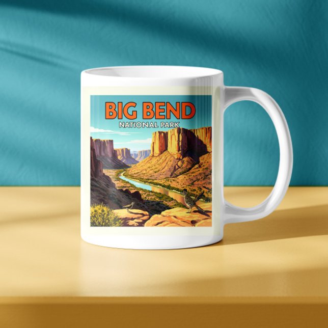 Vintager Big-Bend-Nationalpark Kaffeetasse (Von Creator hochgeladen)