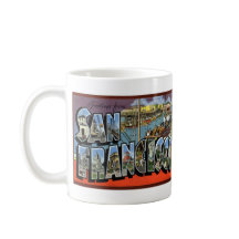 Vintager BIG-BRIEF Postkarte San Francisco, CA