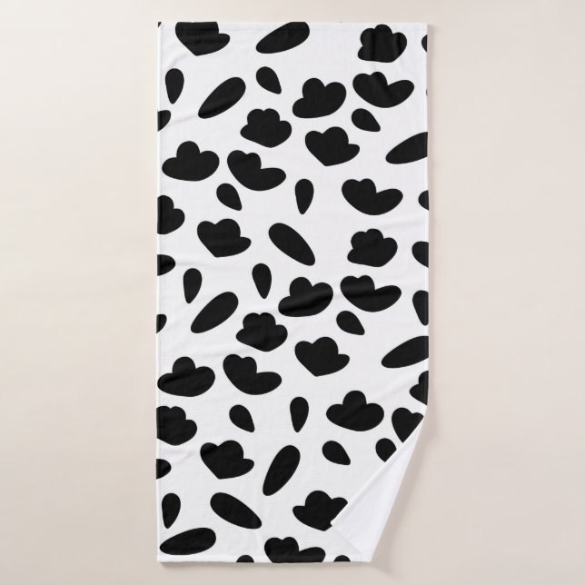 Vintager Bio nahtloser abstrakter Hintergrund, bot Badehandtuch (Badehandtuch)