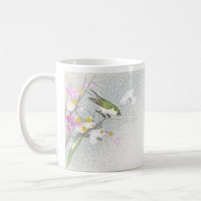 Vintager Bird-Asienstil Kaffeetasse (Links)