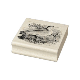 Vintager Bird Gummistempel