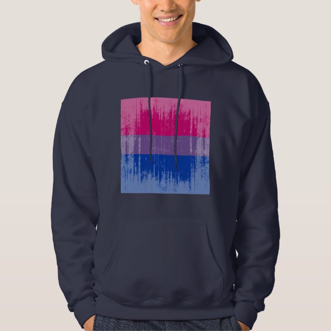 Vintager Bisexual Pride.png Hoodie (Vorderseite)