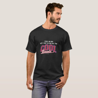 Vintager Black Band T - Shirt - Perfektes Geschenk