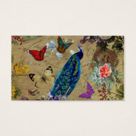 Vintager blauer Pfau Niedlicher Schmetterling
