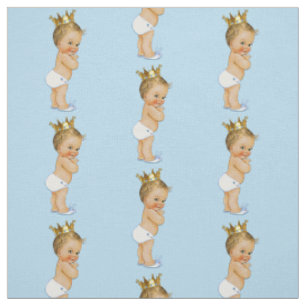 Vintager blonder kleiner Prinz Stoff