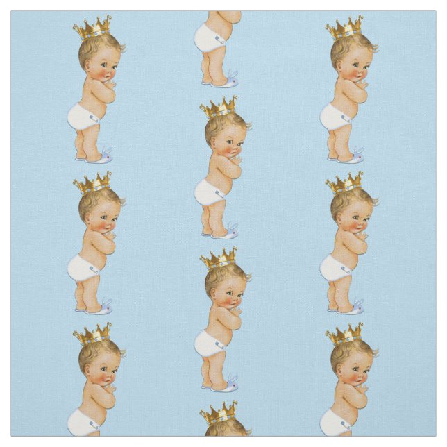 Vintager blonder kleiner Prinz Stoff (Muster)