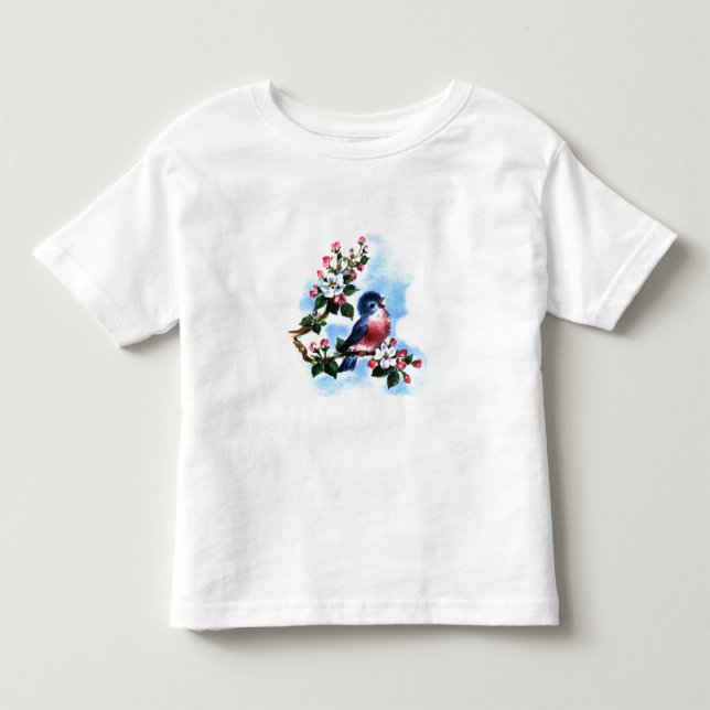 Vintager Bluebird-T - Shirt (Vorderseite)