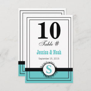 Vintager BlumenDamast Hochzeitstisch Nr. Einladung