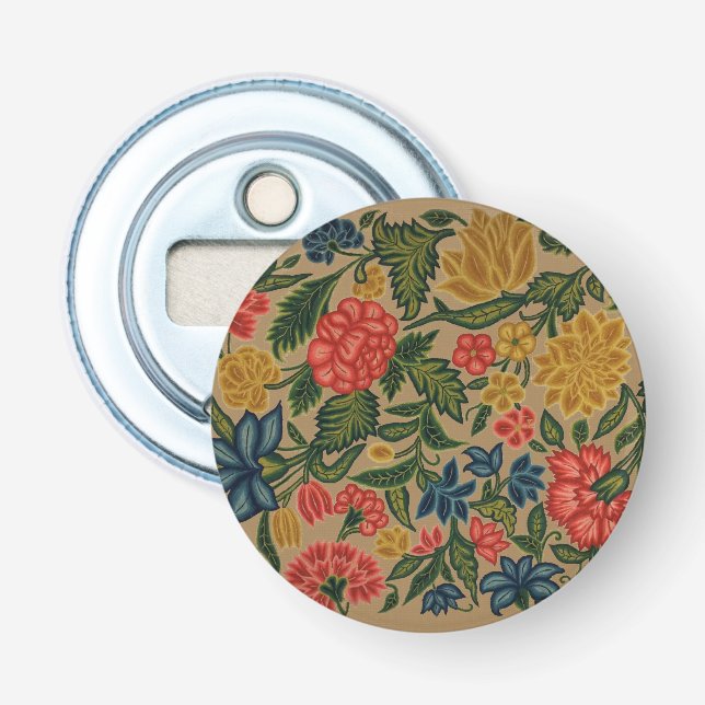 Vintager Blumendesigner Flaschenöffner (Vorderseite)