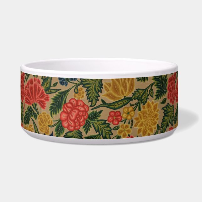 Vintager Blumendesigner Napf (Vorderseite)