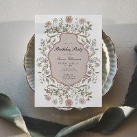 Vintager Blumengeburt