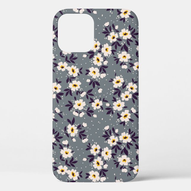 Vintager blumengeschmückter Hintergrund. Nahtlose  Case-Mate iPhone Hülle (Rückseite)