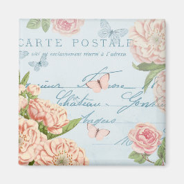 Vintager Blumenmagnet mit Blume Magnet