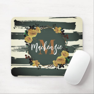 Vintager Blumenrahmen Mousepad