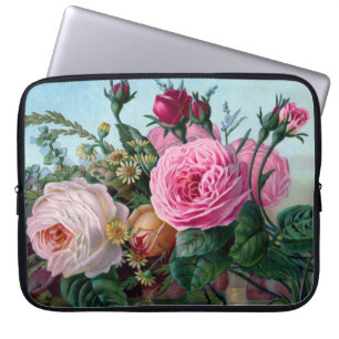 Vintager Blumenschlauch Laptopschutzhülle