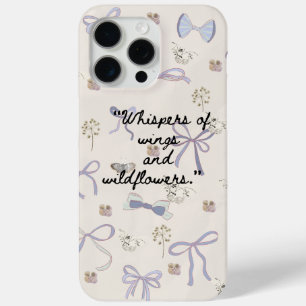 Vintager Blumenschmetterling Case-Mate iPhone Hülle