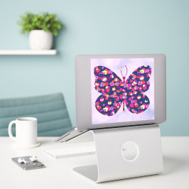 Vintager Blumenstrauß Große Aufkleber