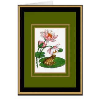 Vintager Blütenfrosch