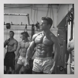 Vintager Bodybuilder 2 Poster