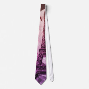Vintager Bohemischer mit Blumenturm Chic-Paris Krawatte