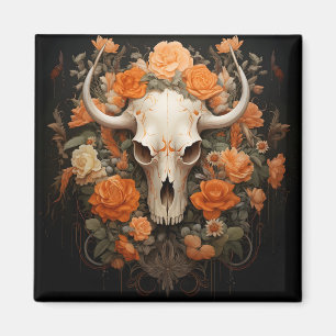 Vintager Bohemischer Zuckerhut Blüte Magnet