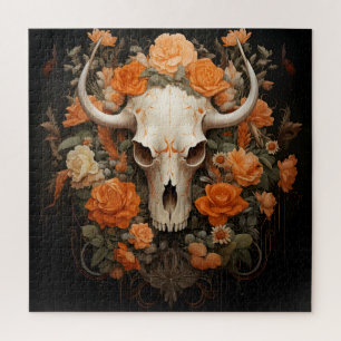 Vintager Bohemischer Zuckerhut Blüte Puzzle