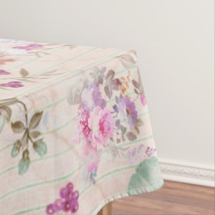 Vintager bohrosa Lavendel Tischdecke
